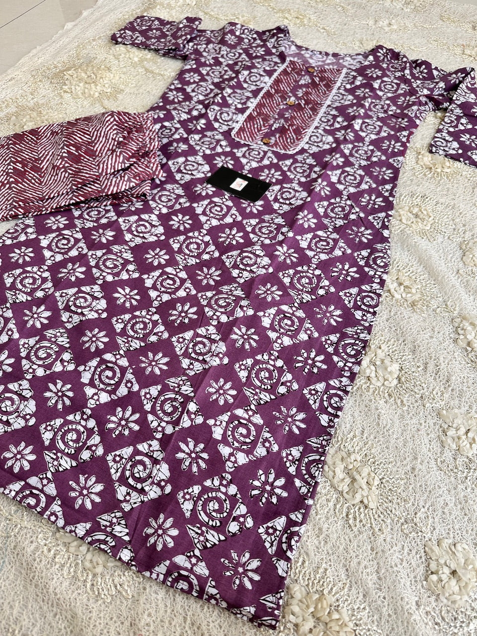 Pure HandBlock Printed Cotton Kurta N Pant Set