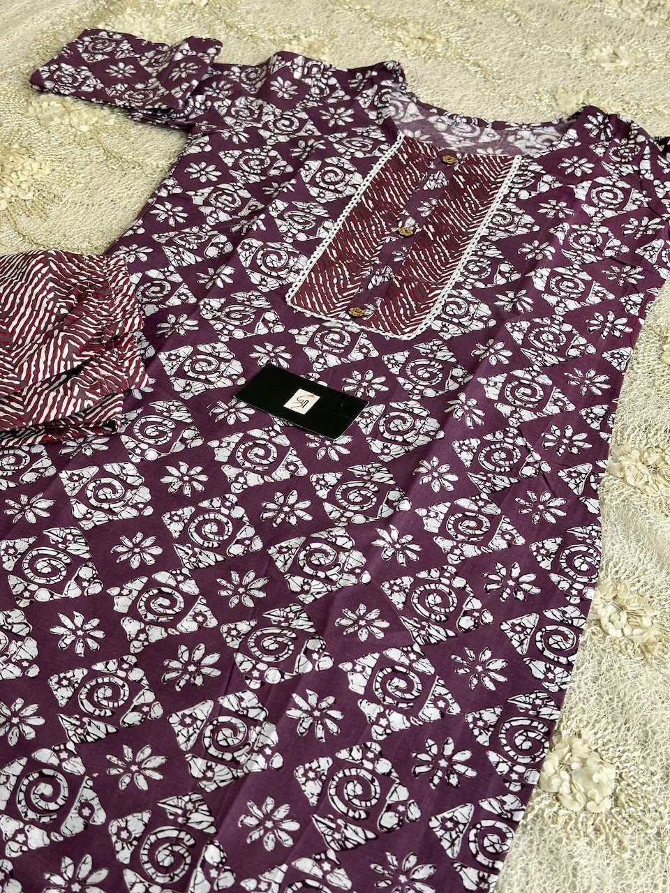 Pure HandBlock Printed Cotton Kurta N Pant Set