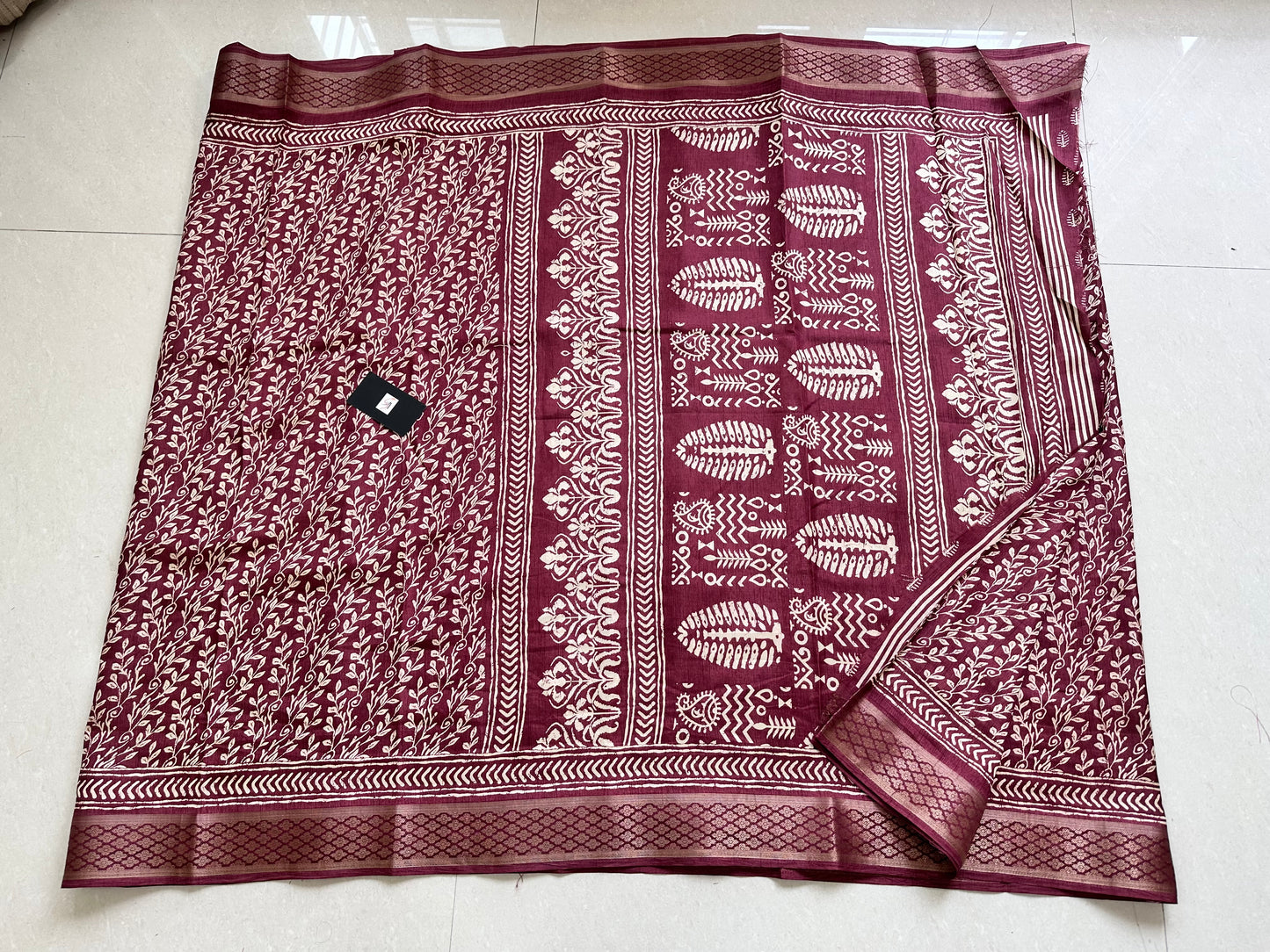 Printed Semi Dola Silk Saree