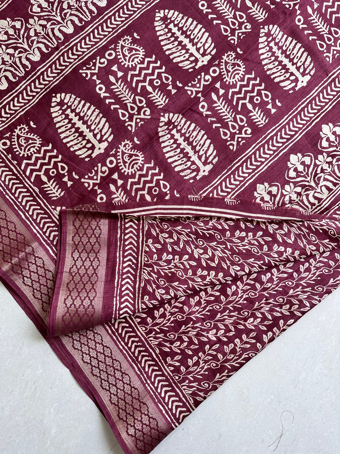 Printed Semi Dola Silk Saree