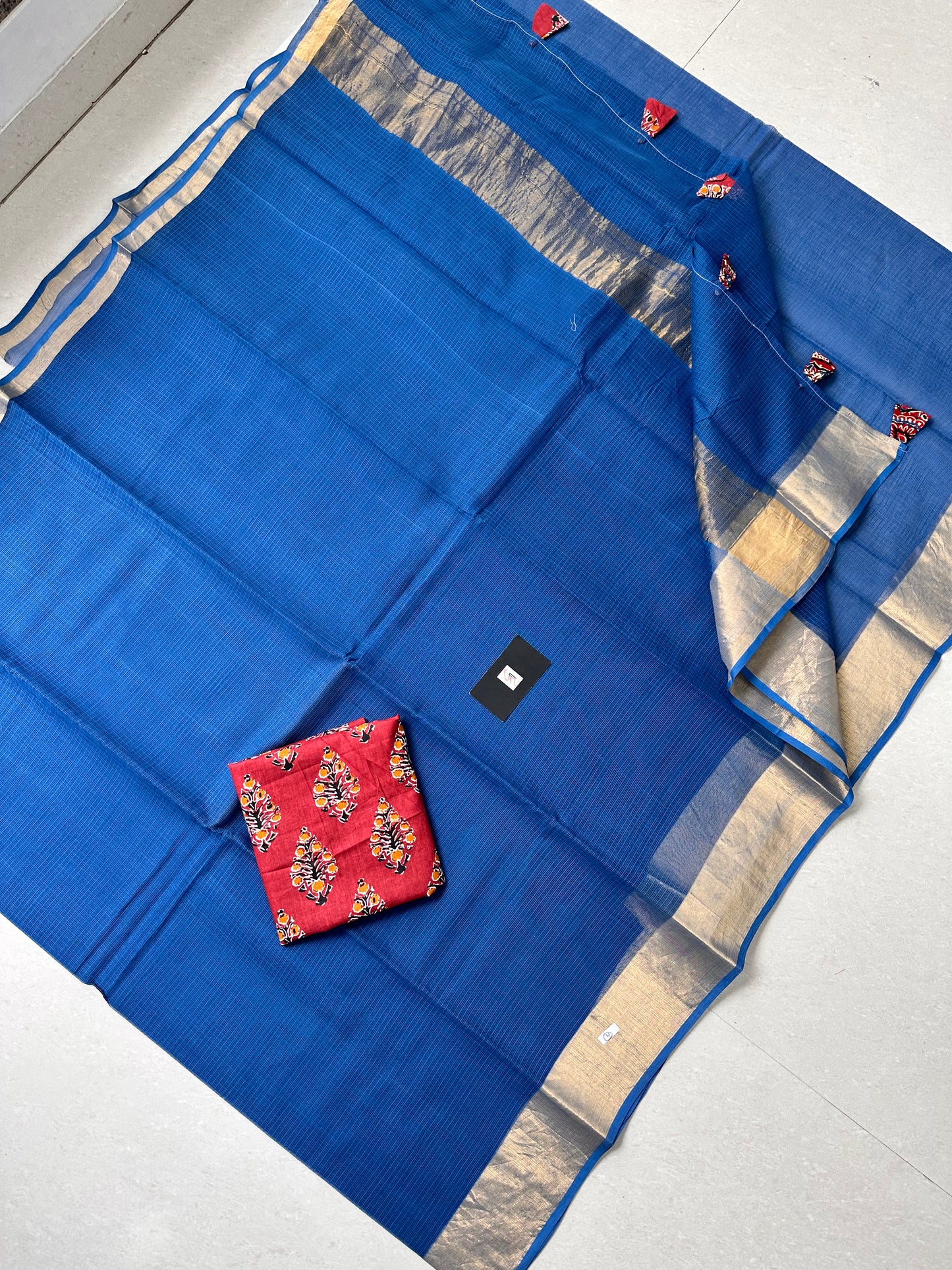 Pure Plain  Kota Cotton Doria Saree