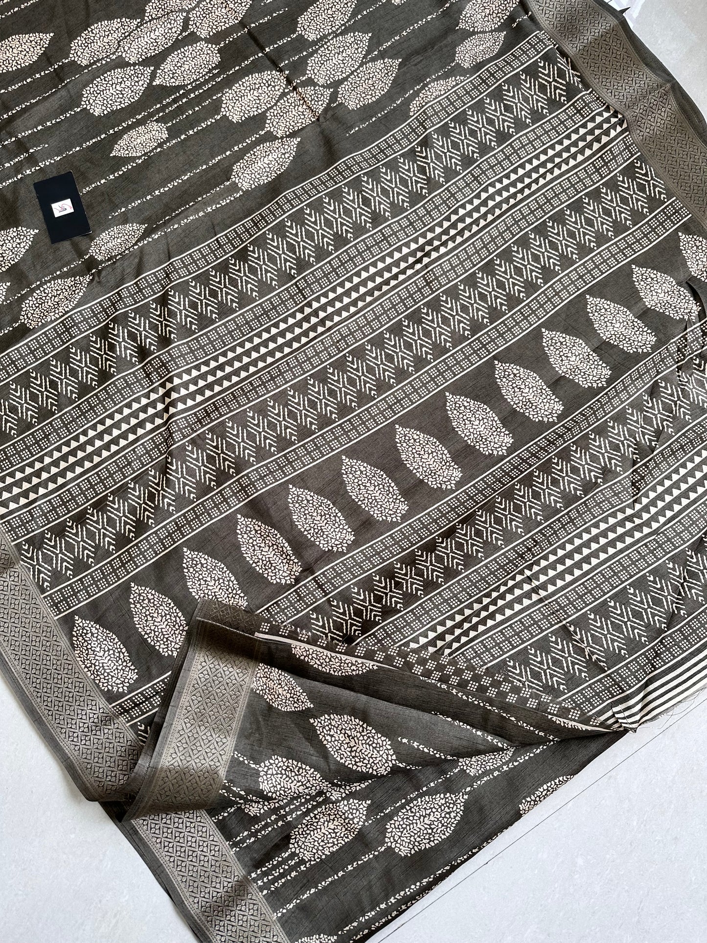 Printed Semi Dola Silk Saree