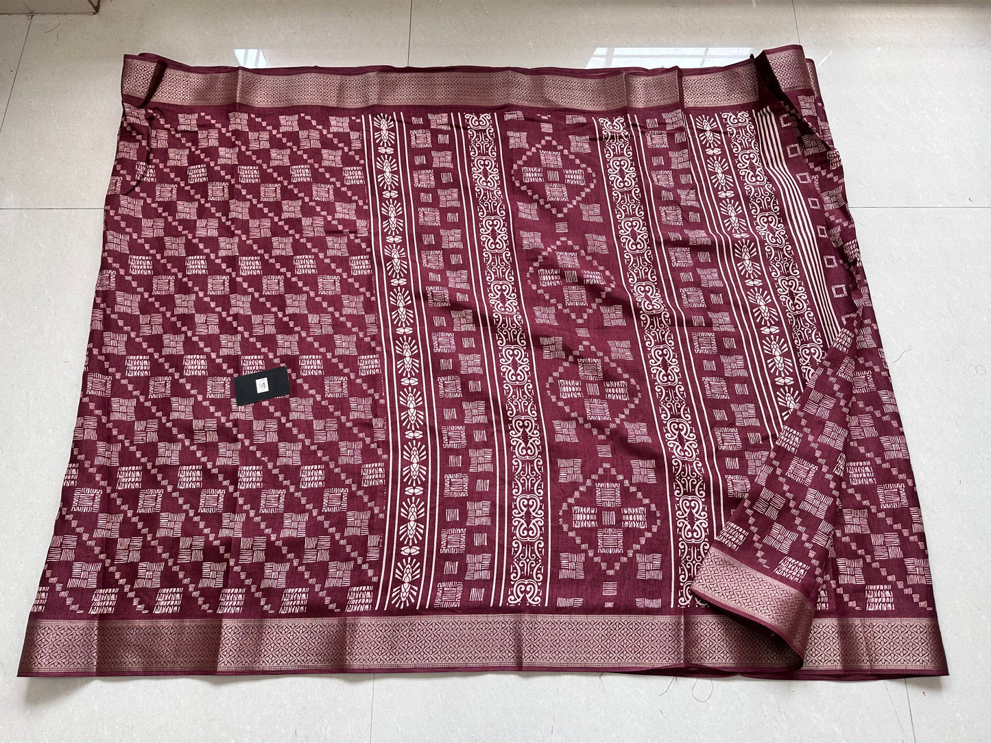 Printed Semi Dola Silk Saree