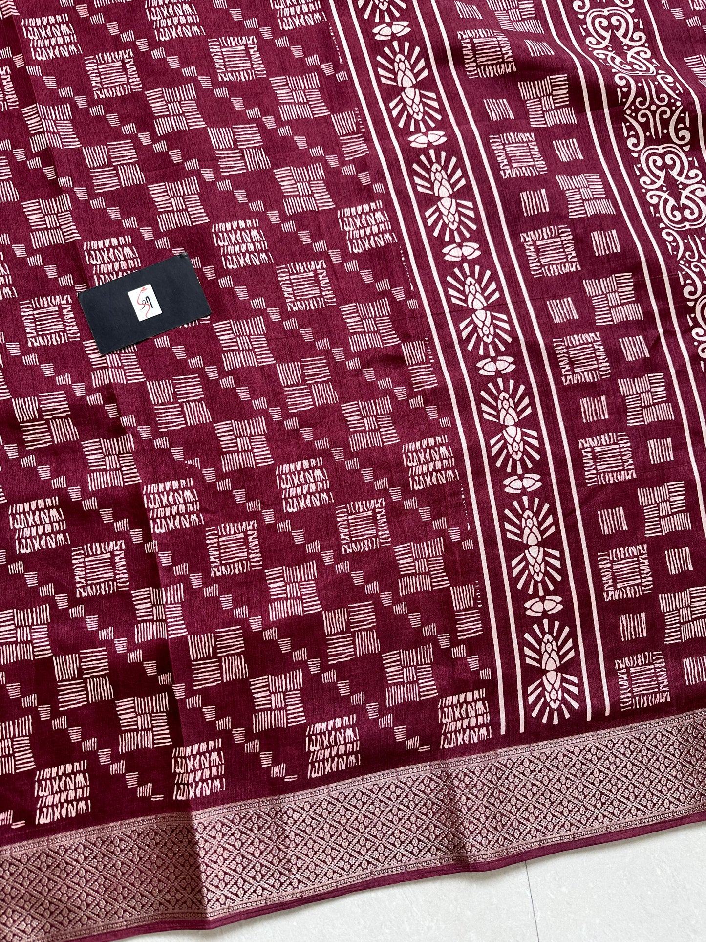 Printed Semi Dola Silk Saree