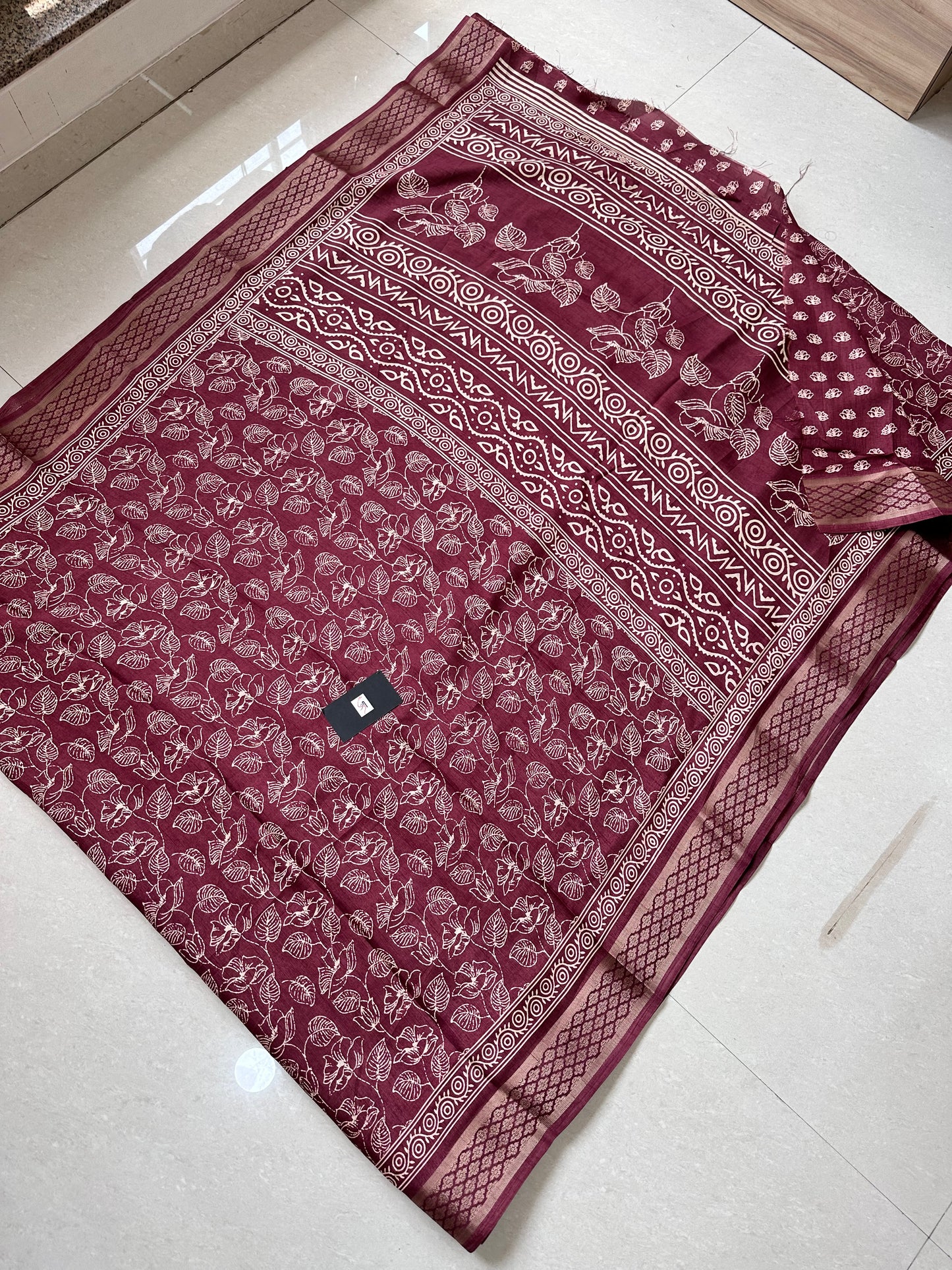 Printed Semi Dola Silk Saree