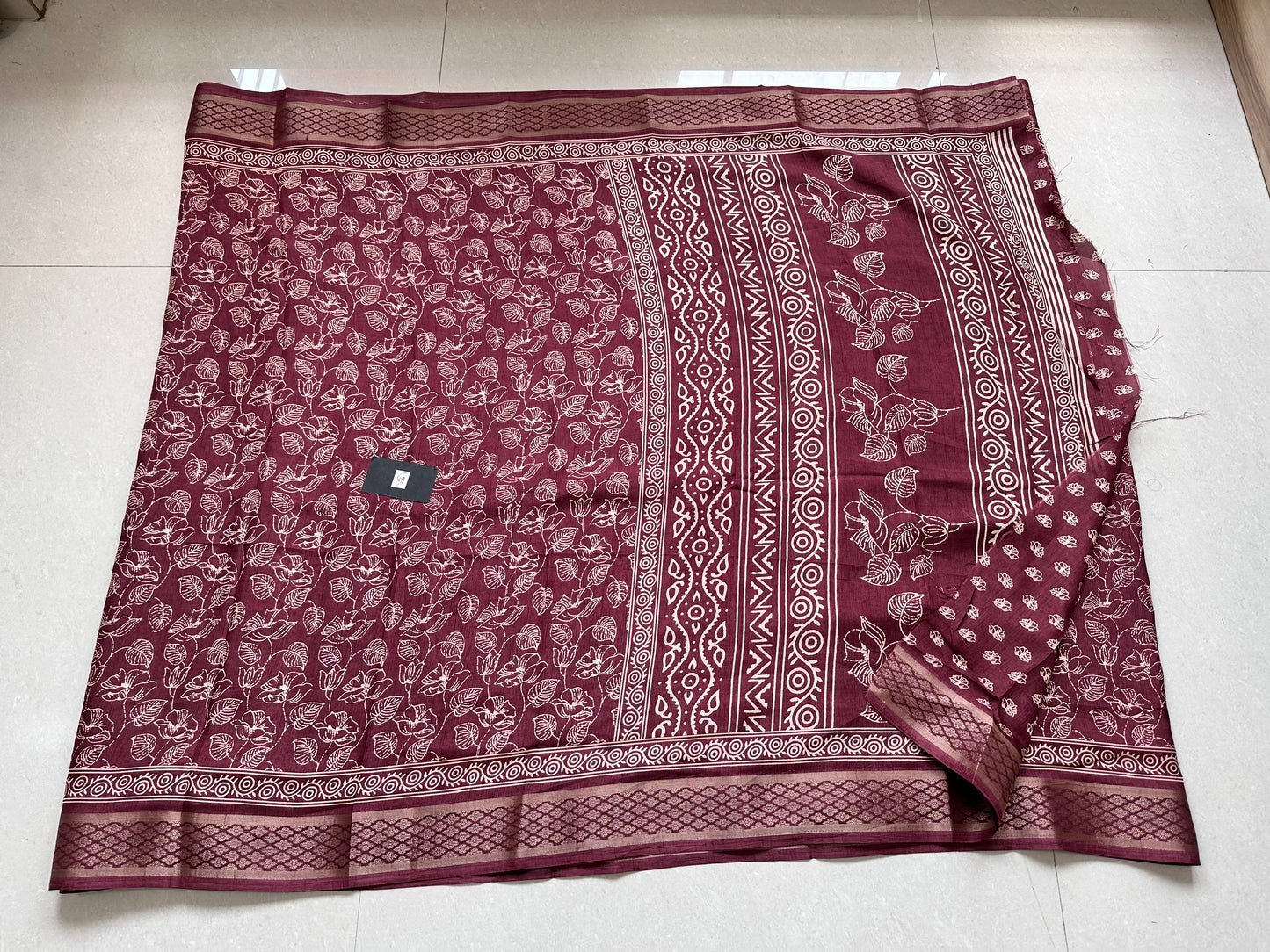 Printed Semi Dola Silk Saree