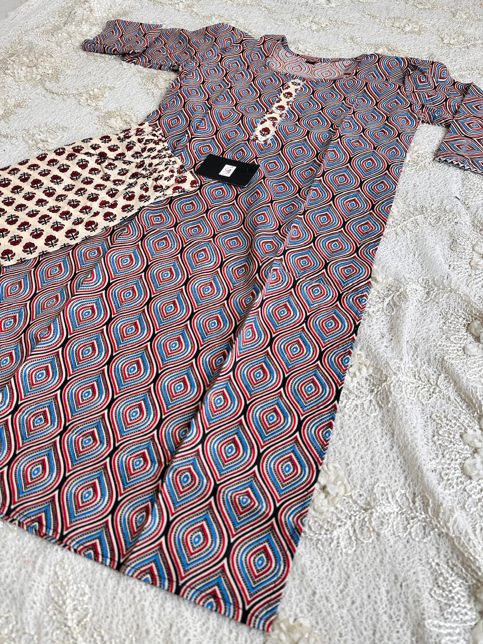 Pure HandBlock Printed Cotton Kurta N Pant Set