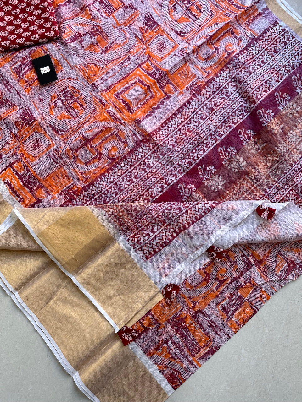 Pure Digital Printed Kota Cotton Doria Saree