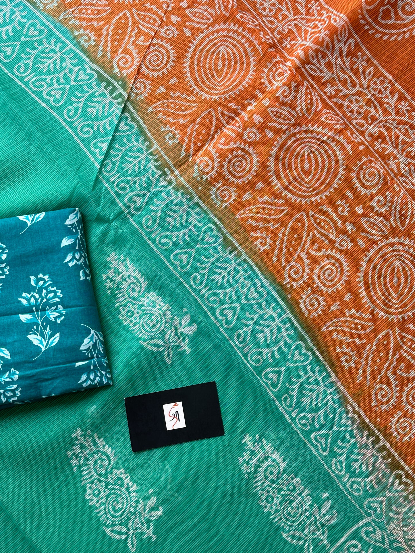 Pure HandBlock Printed Kota Cotton Doria