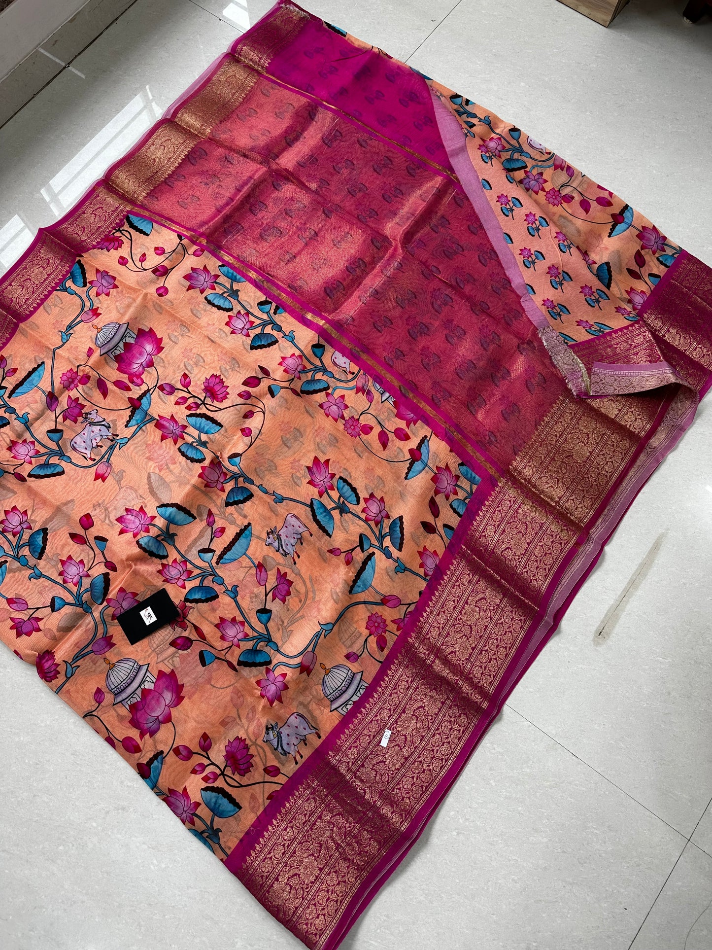 Pure Spun Silk Saree