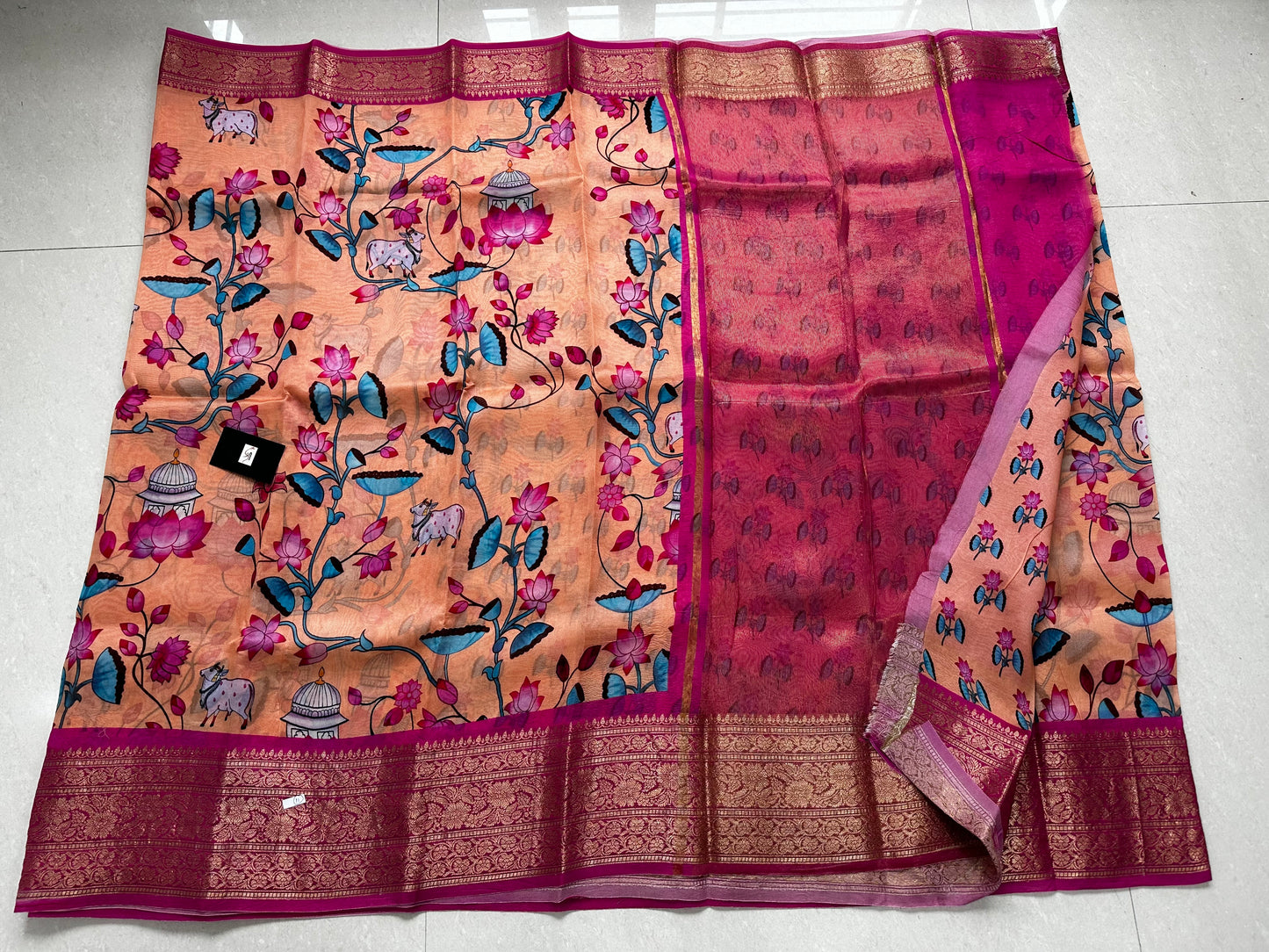 Pure Spun Silk Saree