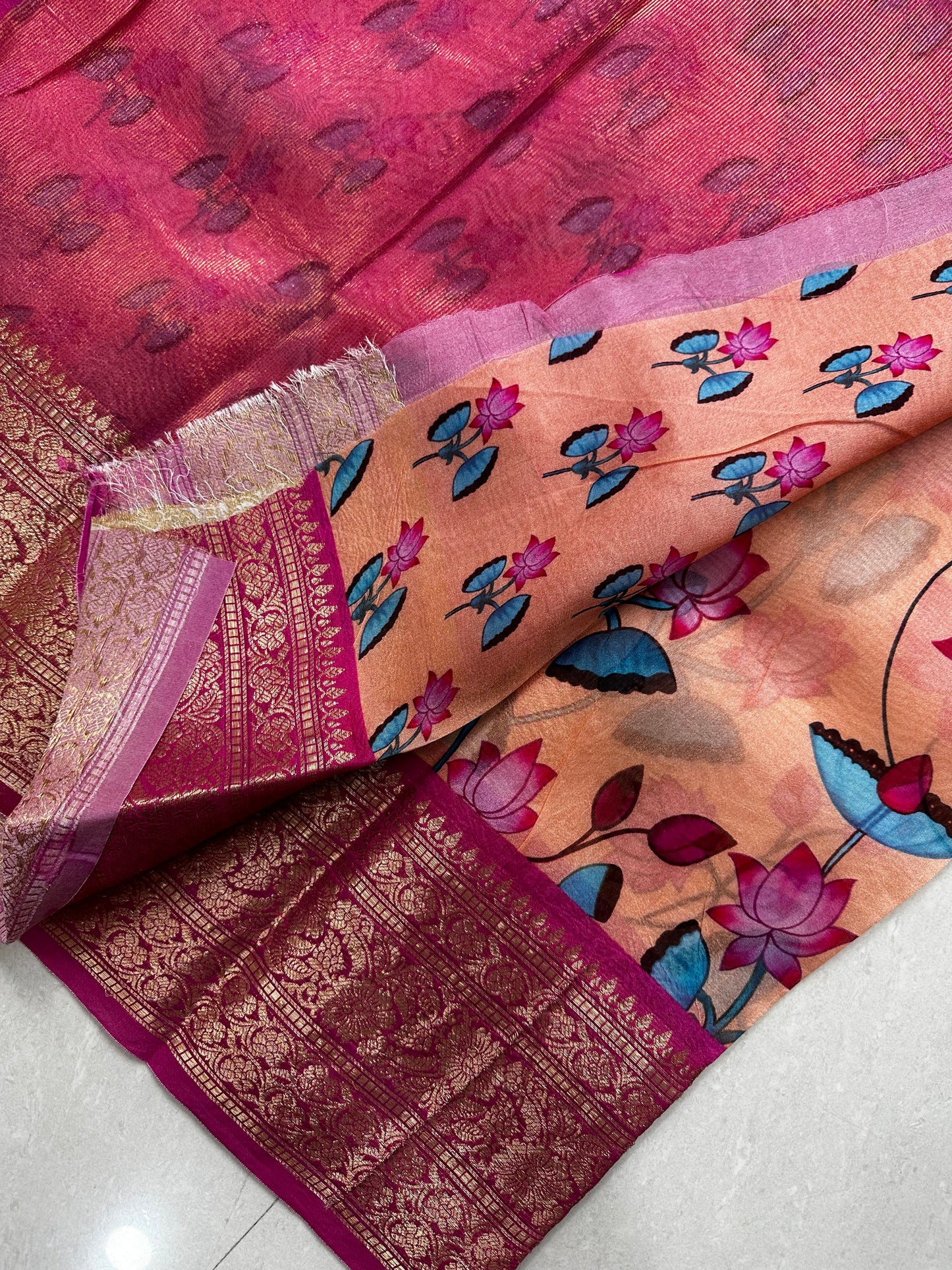 Pure Spun Silk Saree