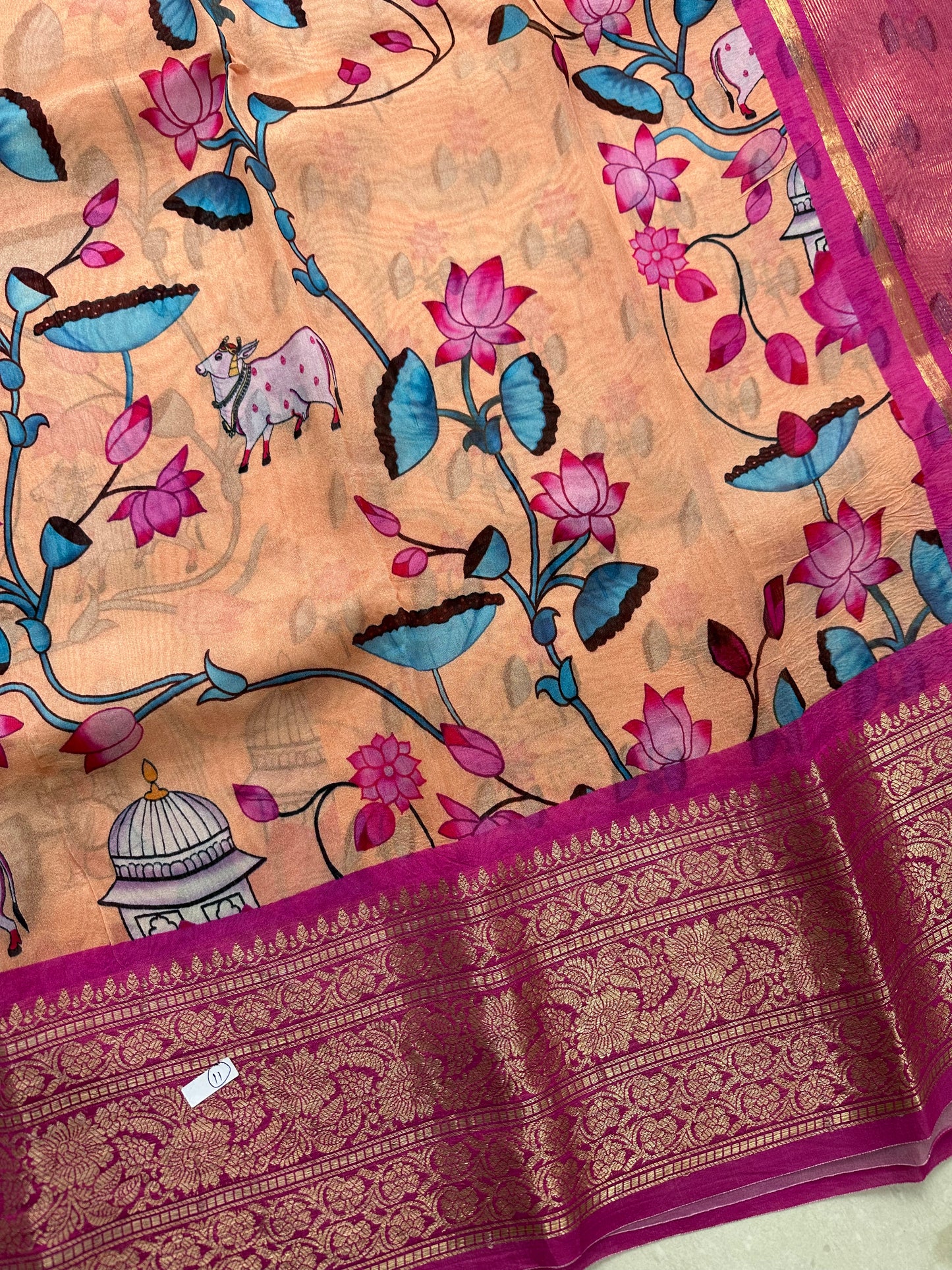 Pure Spun Silk Saree