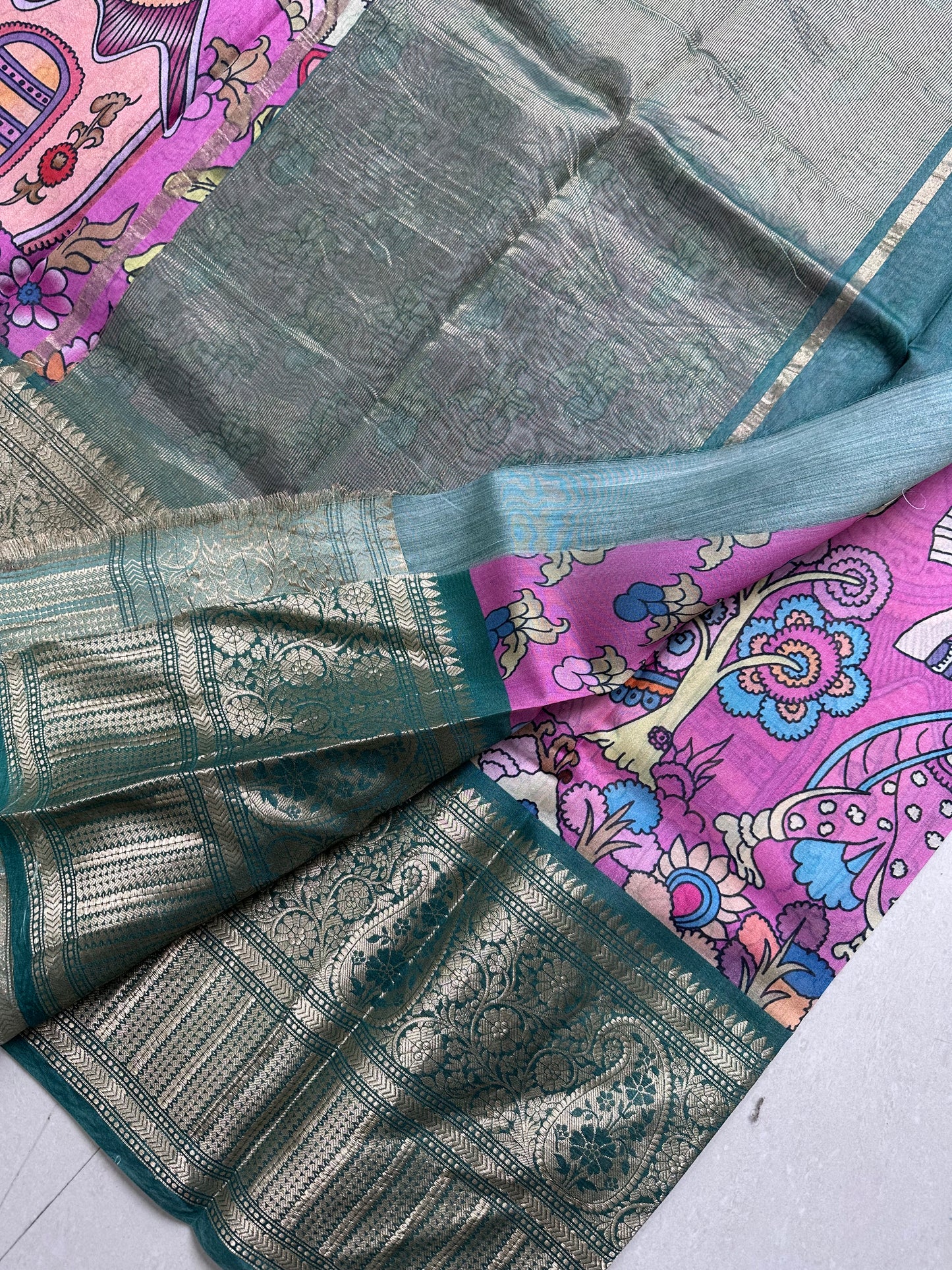 Pure Spun Silk Saree