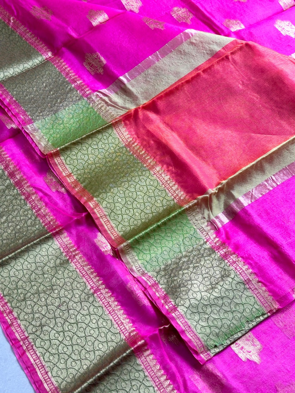 Pure Weaved Organza Silk Saree