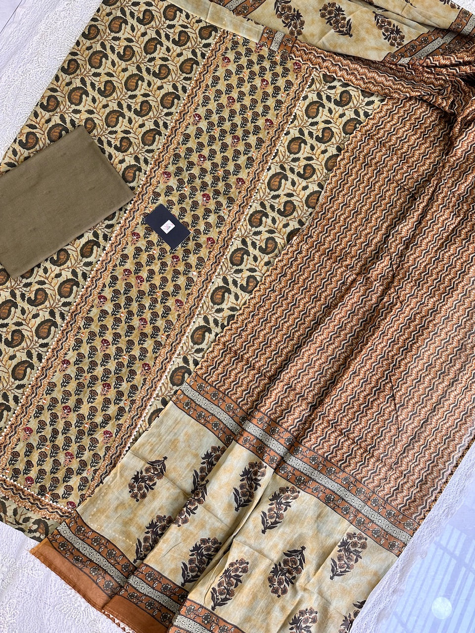 Pure HandBlock Printed Premium Cotton Suit