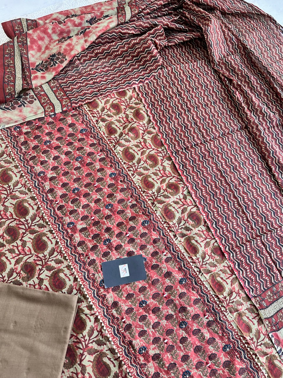 Pure HandBlock Printed Premium Cotton Suit