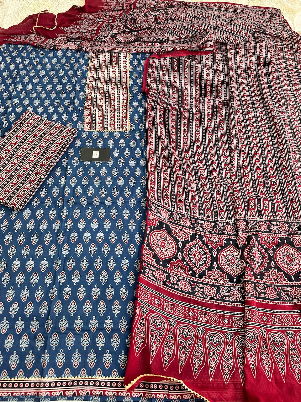 Pure HandBlock Printed Premium Cotton Suit