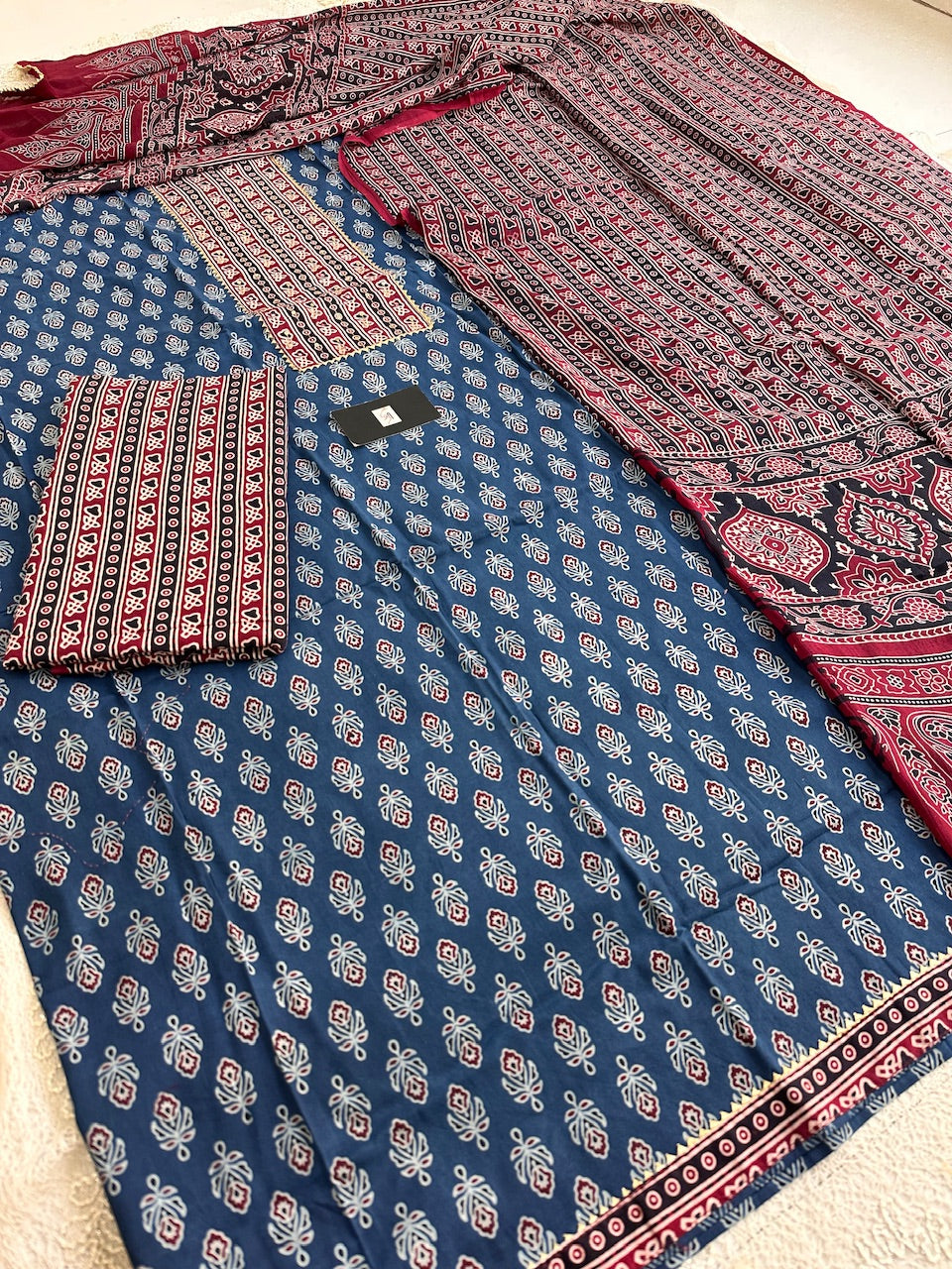 Pure HandBlock Printed Premium Cotton Suit