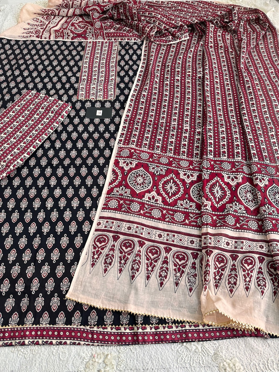 Pure HandBlock Printed Premium Cotton Suit