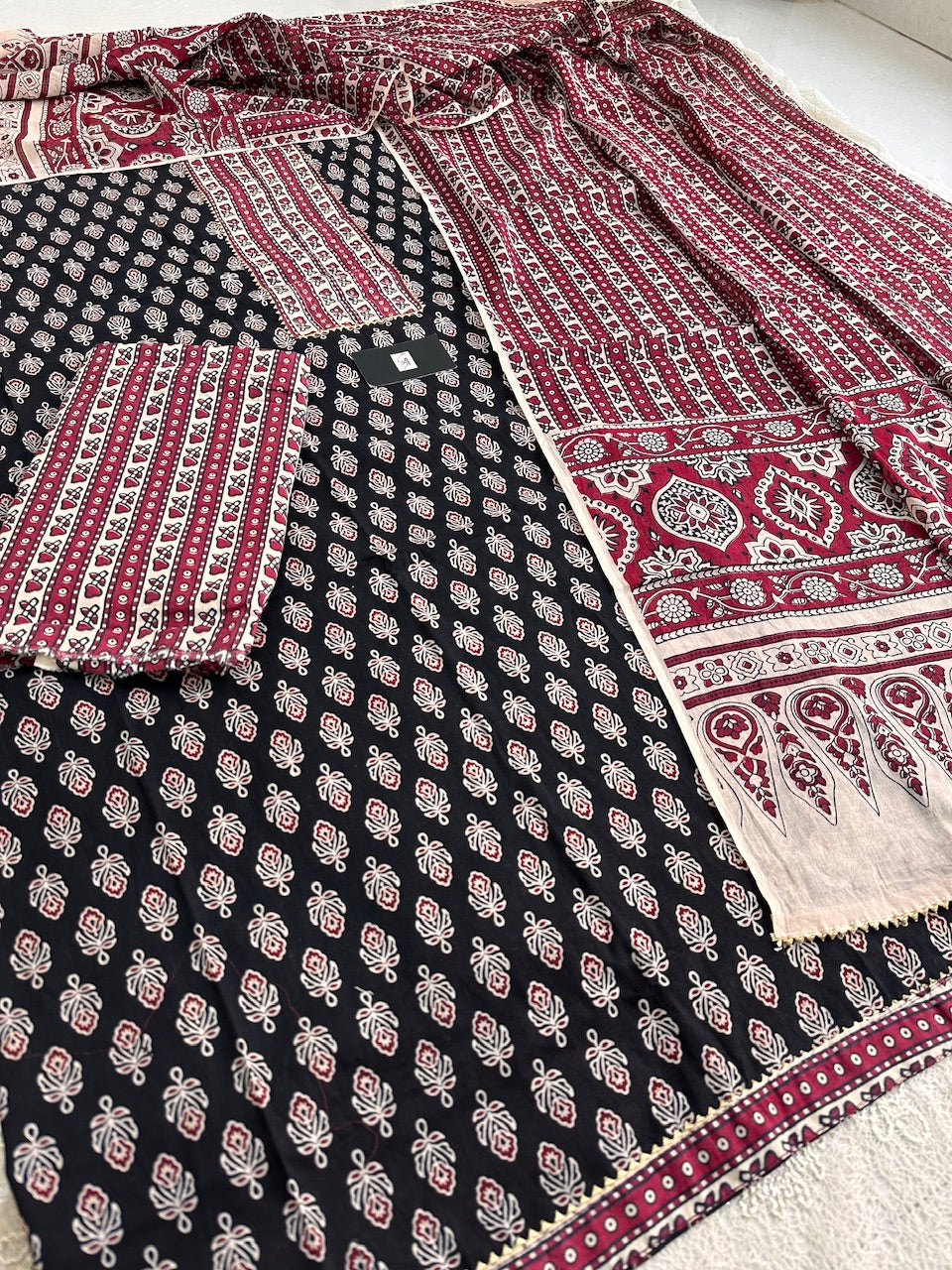 Pure HandBlock Printed Premium Cotton Suit