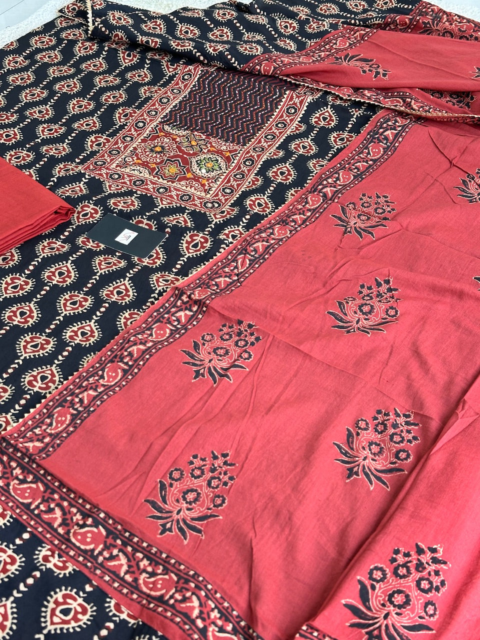 Pure HandBlock Printed Premium Cotton Suit