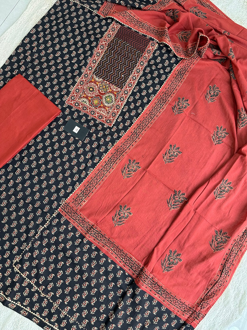 Pure HandBlock Printed Premium Cotton Suit