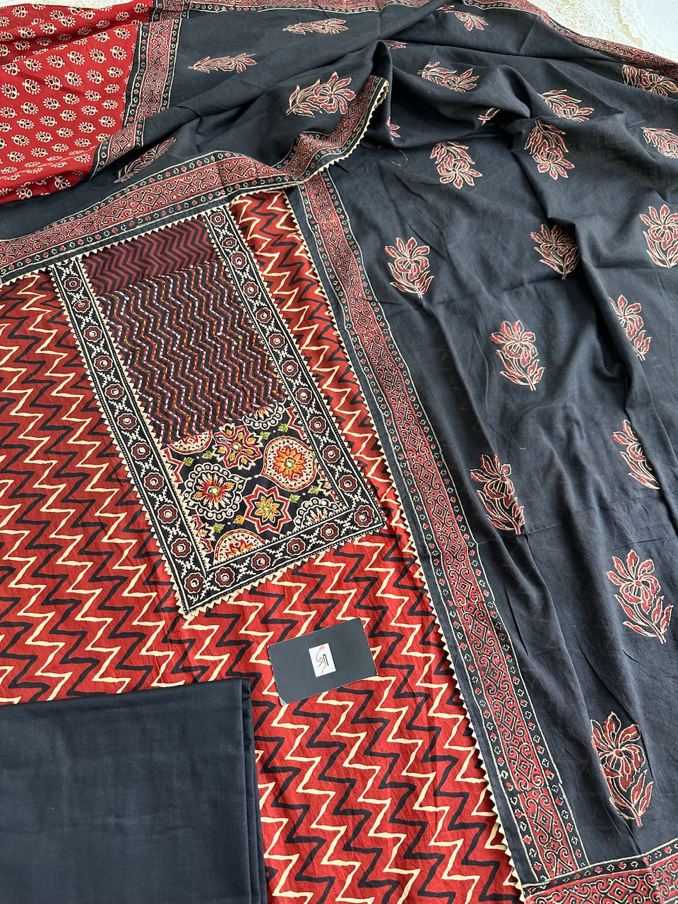 Pure HandBlock Printed Premium Cotton Suit