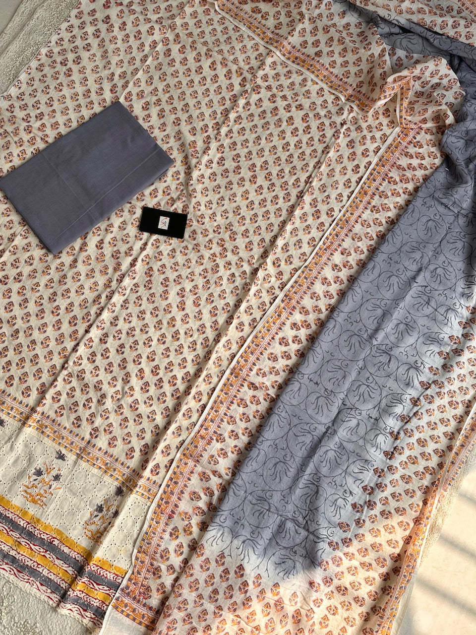 Pure HandBlock Printed Premium Cotton Suit