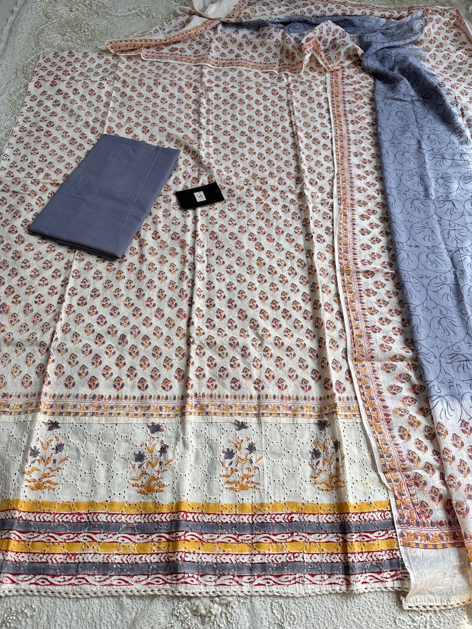 Pure HandBlock Printed Premium Cotton Suit